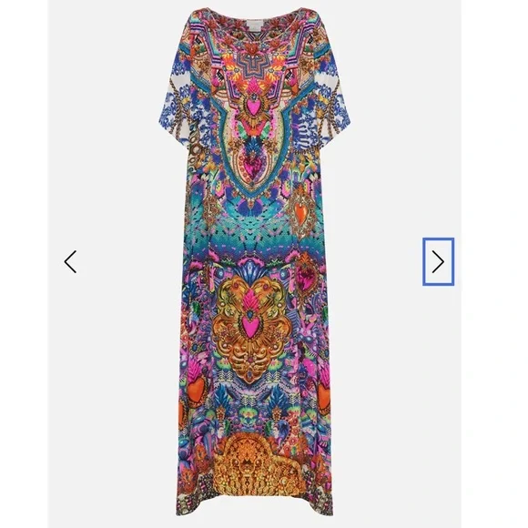 Camilla LUCKY CHARMS ROUND NECK KAFTAN - Picture 4 of 8